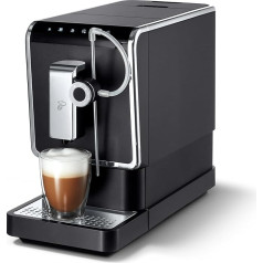 Tchibo Esperto Pro Fully Automatic Coffee Machine with One Touch Function for Caffè Crema, Espresso and Milk Specialities, Anthracite