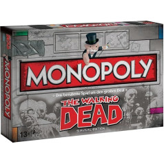 Winning Moves - Monopoly - The Walking Dead Survival Edition - The Walking Dead Fan Item - Age 13+ - German