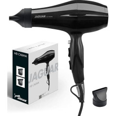 JAGUAR Hair Dryer HD Calima Black Powerful Professional Hair Dryer with Instant Cold Button and Individual Heating and Fan Settings for Unique Styles