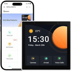 SONOFF NSPanelPro Smart Home Control Panel, Supports Bi-Directional Synchronisation with HA, with ZigbeeGateway, Intelligent Security Functions