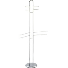 Wenko 15581100 Chrome Palermo Exclusive Towel and Cloth Stand, 55.5 x 168 x 28.5 cm