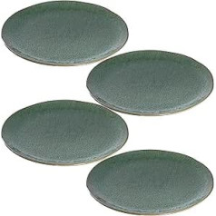 LEONARDO HOME Matera 018607 Ceramic Plates 32 cm Green Set of 4 Ceramic