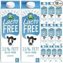 Arla Lacto Free Lactose-free Milk 3.5% Cow Milk 1000 ml x 12 Pieces [Freshness Guarantee]