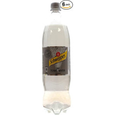 Schweppes Dry Tonic Water Disposable 6 x 1.25 L
