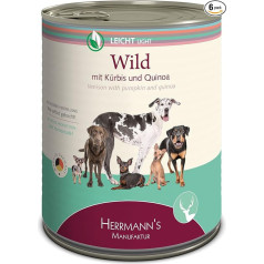 Light Wild Pumpkin, Quinoa and Cranberry, Pack of 6 (6 x 800 g)