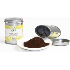 Natural Vanilla Powder, 20 g, Ground Natural Vanilla Pods, Ideal for Baking and Seasoning, Fine Vanilla Powder, Pure Vanilla Aroma