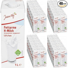 Everyday Lactose-free Durable Milk % 1.5 Fat 1000 ml x 48 Pieces with Pufai Grocery
