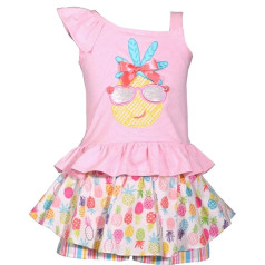 Infant Toddler Summer Clothes Girls Pineapple Skort Set