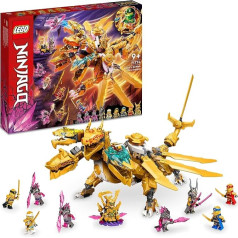 LEGO 71774 Ninjago Lloyds Ultragold Dragon Set with Dragon Figure and 9 Mini Action Figures Including Lloyd, Kai and Zane, Toy for Children from 9 Years, Gift for Girls and Boys