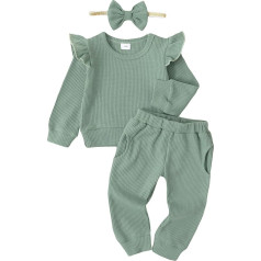 Mioglrie Newborn Baby Girls Romper Shorts Set Floral Summer Outfits Cute Baby Clothes for Girls