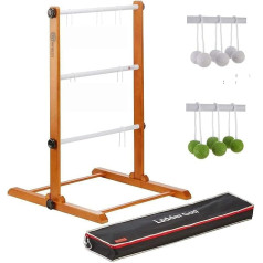 Model New 2021 - in Luxury Bag - Professional Ladder Golf Throwing Game Soft Bolas, Very Stable and Perfect Green White Bolas Soft - Indoor and Outdoor Game