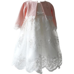 LOLIWE Christening Dress Bolero Baby Girl Dress Flower Girl Dress M22