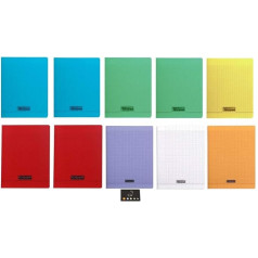 Activity Book – 24 x 32 – 48 Pages Seyès Blumie Shop Envelope, Big Check, + 1 Retractable Ballpoint Pens