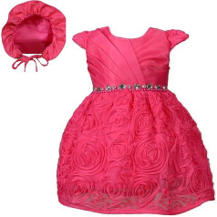 Cinda Girls Christening Dress with Cap