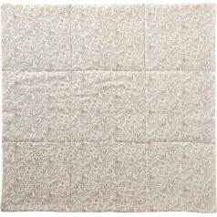 Vertbaudet Babylon Baby Play Mat Oeko-Tex Beige Printed 100 x 100 cm