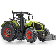 WIKING 077863 Claas Axion 950 Model Tractor, 1:32, Metal / Plastic, for 14 Years and Above, Many Functions, with Front Weight, Bonnet for Opening