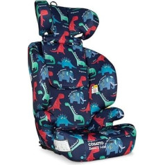 COSATTO Zoomi 2 iSize Car Seat - From 76 cm to 150 cm (approx. 15 Months to 12 Years), ISOFIT, Adjustable Headrest, Side Impact Protection, Easy Installation, R129 Tested (D for Dino)