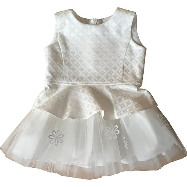 Elegant Christening Dress Party Dress with Bolero Flower Girl Dress Set