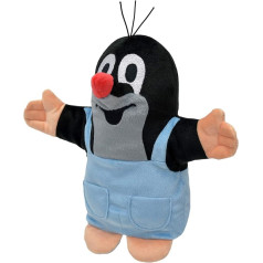 Hand Puppet Animal Hand Puppets 20 cm Original The Little Mole with Blue Trousers, Animal Figure Theatre Doll Hand Toy Doll for Children Boys Girls Plush