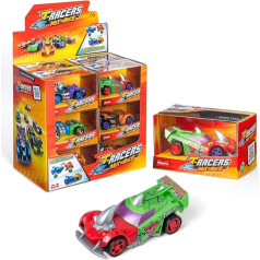 T-Racers Mix 'N Race - Collection of 12 Collectible Cars, Each Car is Two Piece Detachable and Interchangeable Parts, Collection 2/4