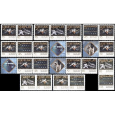 Gold Valve BRD Together Prints W129 138 S60 postfrisch * * Sport Aid 2017 Stamps for Collectors