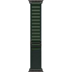 Alpine tumši zaļa josla 49 mm aploksnei - s izmērs - titāna elementi melnā krāsā