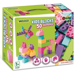Wader Bloki 50 gab bērnu bloki rozā
