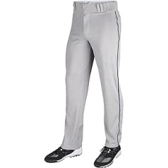 Champro Men's Open Bottom Youth Baseball Pants Triple Crown Trousers with Open Bottom and Tube