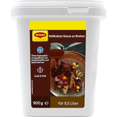 Maggi Delikatess Sauce for Roasting as a Gravy Sauce, Sauce Binder, Ideal Base Sauce for Every Kitchen, Pack of 1 (1 x 900 g Gastro Box)