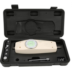 Force Tester, 100N Analogue Dynamometer Force Gauge Tester Push Pull Force Gauge Meter Compression Force Destructive Tests