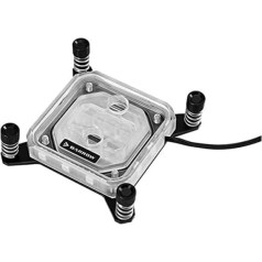 Barrow Intel Platform Jetting Micro Waterway CPU Water Block Acrylic Aurora - White