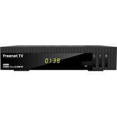 Microelectronic Micro m4HD IR Full HD HEVC DVB-T/T2 Receiver (H.265, HDTV, HDMI, Irdeto Zugangssystem, Mediaplayer, PVR Ready, USB 2.0, 12 V) schwarz