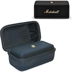 Hard Case for Marshall Emberton III/Emberton II Portable Bluetooth Speaker, Bag Only (Black)