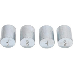 200g Calibration Weight Set Chrome Plated Steel 4 Piece with Hook Compact Box for Laboratory School Teaching