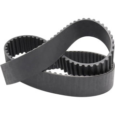 LVSELINGI 1 x drive belt S8M-1424/1440/1480/1512/1520/1544/1552/1576/1600/1608 tooth spacing 8 mm rubber pulley, belt width 20 mm, Cheerfull (S8M1520-190T-1520 mm)