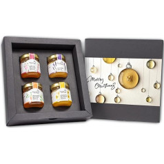 Immenwunder Honey Gift Set for the Perfect Moment - Four Tasty Honeys in High-Quality Gift Packaging - Delicatessen Gift