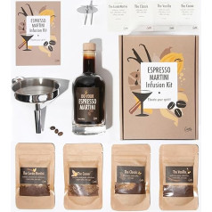 Espresso Martini Infusion Kit | Homemade Cocktails Kit | Gift Set for Espresso Martini Lovers | Gift for Men & Women