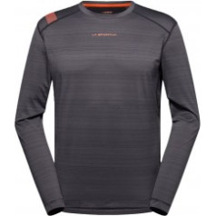 Krekls TOUR LS M XXL Carbon/Cherry Tomato
