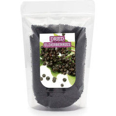 HerbaNordPol Elderberries Dried 1 kg Premium, Fructus Sambuci