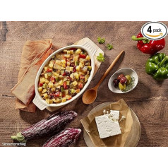 ration1 Moussaka with Shepherd's Cheese and Dried Tomatoes 4 x 400 g – 10 Year Shelf Life. Vegetarian & Gluten Free! Simply Open and Enjoy Cold or Warm – No Other Ingredients Needed!