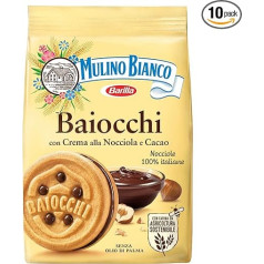 Mulino Bianco Baiocchi Nocciola, 10er Pack (10 x 260g)