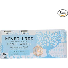 Fever Tree Naturally Light Tonic Water, 8 x 150ml