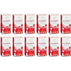 Ronnefeldt Teavelope® Red Berries, 12 x 25 Tea Bags, Pack of 12, 750 g