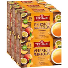 Teehaus Peach Passion Fruit, Pack of 6