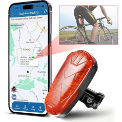 GPS Tracker Bicycle SOS Alarm GPS Tracker Bike with Hidden Bicycle Mount Waterproof Bicycle GPS Locator TK906 Long Standby Time Tracking Lifetime Free App / PC