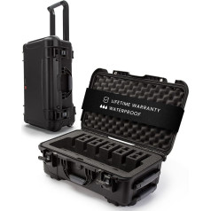 Nanuk 935 Waterproof Hard Case with Foam Insert Suitable for 6 Weapons - With Wheels - Black