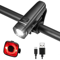 ROCKBROS Bicycle Light Set LED Bicycle Light Bicycle Front Light and Rear Light Waterproof Bicycle Lamp