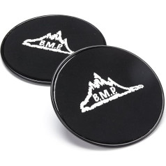 Schwarz Mountain Products Core Training Regulator Sliding Discs (Set of 2), Black