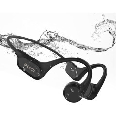 IFECCO Headphones Swimming Bluetooth 5.3 - IPX8 Waterproof Underwater Bone Sound Headphones, Bone Sound Headset with 32G MP3, Open Ear Wireless Sports Headphones for Swimming Running