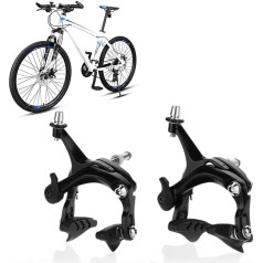 Dioche Bicycle Brake Set, Road Bike V Shape Mechanical Dual Pivot Brake Set Road Bike Rim Brake, Mountain Bike V-Brakes Type